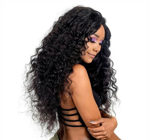 Indian Curly Natural Black Clip-in Extensions
